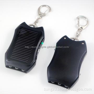 Little solar rechargeable flashlight charger power
